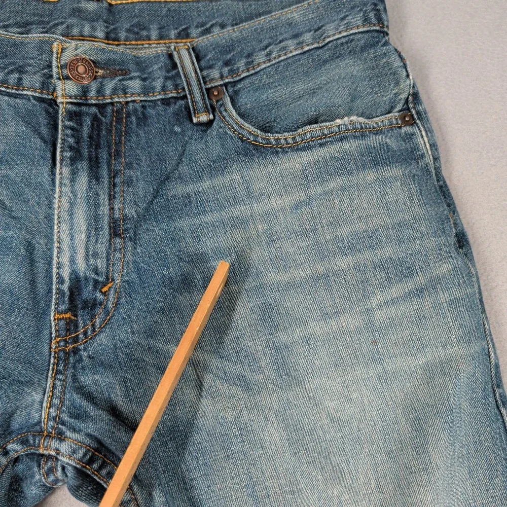Levi's 514 Jeans Mens 34x32 Blue Straight Fit Denim Workwear Casual Everyday